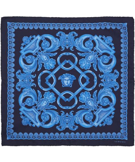 versace black and blue scarf|versace scarf price.